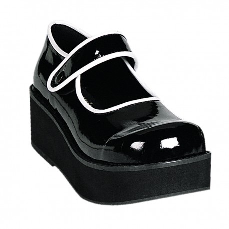 Pantofi stil gotic talpa lata demonia lac SPRITE 01