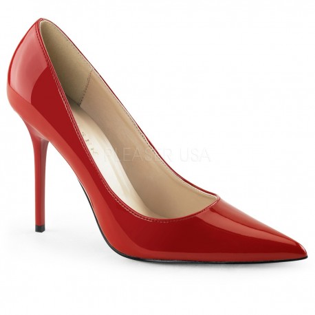 Pantofi rosii clasic stiletto comozi CLASSIQUE 20