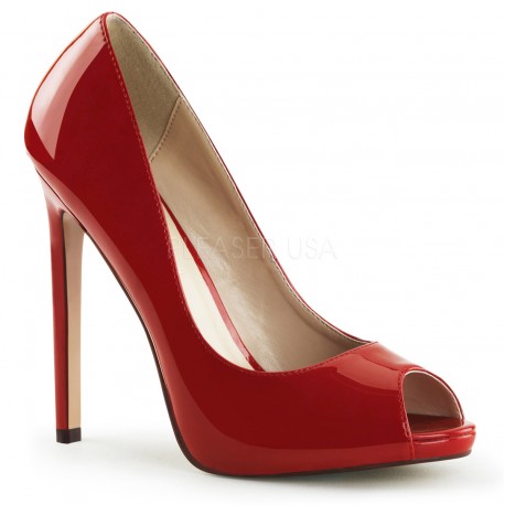 Pantofi stiletto eleganti rosii SEXY 42