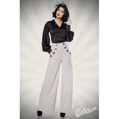 Pantaloni Marlene vintage retro pin up largi