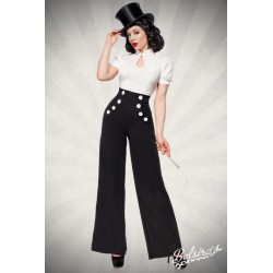 Pantaloni Marlene vintage retro pin up largi