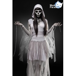 Costum Fantoma Schelet rochie halloween horror recuzita teatru 0011