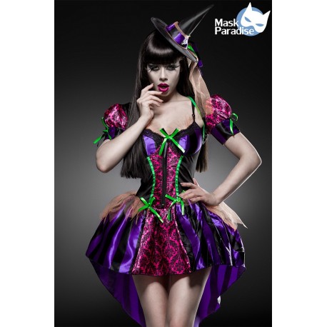 Costum Vrajitoare Sexy rochie halloween accesorii teatru 0001